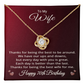 70th Wedding Anniversary Necklace for Wife - Love Knot Pendant Necklace