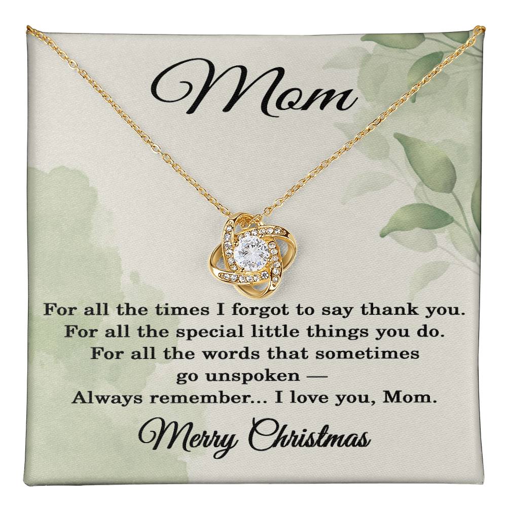 Merry Christmas Gifts for Mom - Merry Christmas Necklace for Mom - Merry Christmas Jewelry for Mothers