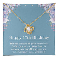 Load image into Gallery viewer, 17th Birthday Gifts for Women Best Friend Gift for Her 17 Year Old Birthday Necklace
