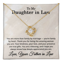 Load image into Gallery viewer, To My Daughter in Law Gifts from Father in Law - To My Daughter-in-Law Necklace from Father-in-Law
