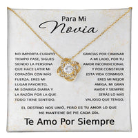 Load image into Gallery viewer, Regalo Para Novia Cumpleaños, Regalo De Aniversario Romántico en Español - Collar Love Knot
