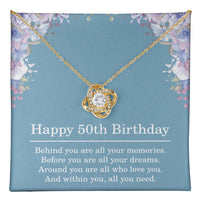 Load image into Gallery viewer, Regalo Para Mujer De 50 Años - 50th Birthday Gifts for Women - Best Friend Necklace for Her
