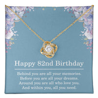 Load image into Gallery viewer, 82nd Birthday Gifts for Women Best Friend Gift for Her 82 Year Old Birthday Necklace
