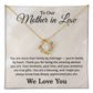 To Our Mother in Law Necklace - Mother in Law Gifts from All of Us