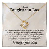 Load image into Gallery viewer, Happy You Day Gifts for Daughter in Law - Birthday Jewelry for Daughter-in-Law Adult

