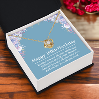 Load image into Gallery viewer, 100th Birthday Gifts for Women Best Friend Gift for Her 100 Year Old Birthday Necklace
