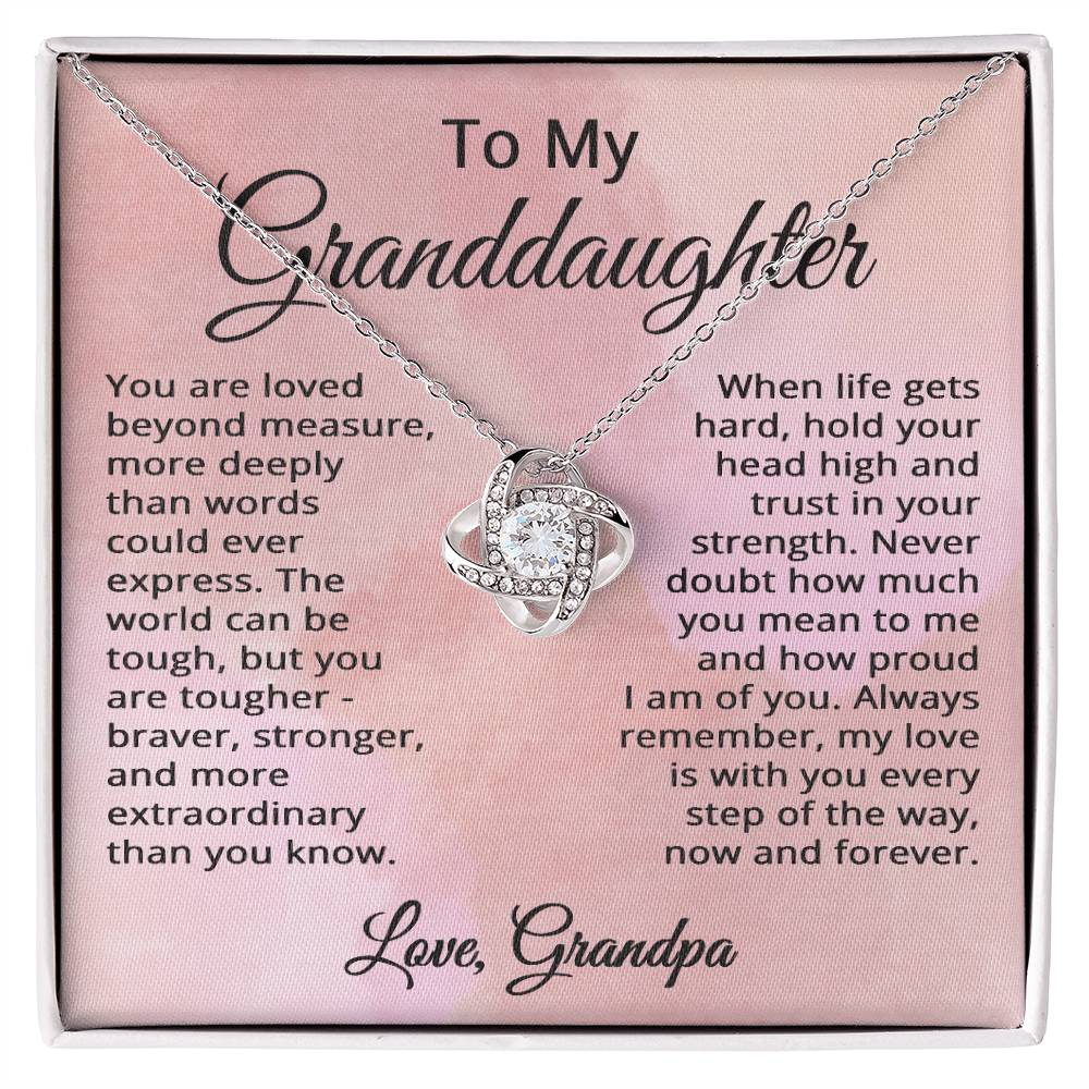 Granddaughter Necklace from Grandpa