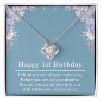 Load image into Gallery viewer, 1st Birthday Gifts for Women Best Friend Gift for Her 1 Year Old Birthday Necklace
