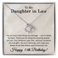 34th Birthday Gifts for Daughter in Law - 34th Birthday Necklace for Daughter-in-Law - To My Daughter in Law Necklace