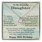 96th Birthday Gifts for Daughter - 96th Birthday Necklace for Daughter - Birthday Gift Ideas for 96 Year Old Daughter