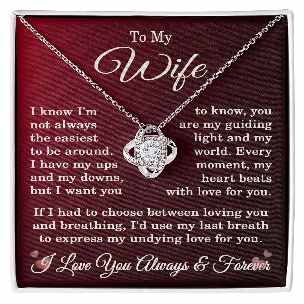 To My Wife Necklace from Husband