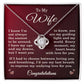 Congratulations Gifts for Wife Congratulations Necklace Jewelry