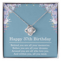 Load image into Gallery viewer, 37th Birthday Gifts for Women Best Friend Gift for Her 37 Year Old Birthday Necklace
