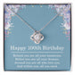 100th Birthday Gifts for Women Best Friend Gift for Her 100 Year Old Birthday Necklace