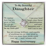 Load image into Gallery viewer, Anniversary Jewelry for Daughter from Mom and Dad - Anniversary Necklace for Daughter
