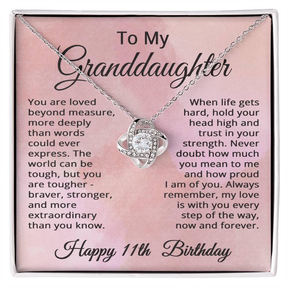 11th Birthday Gifts for Granddaughter Happy 11th Birthday Necklace Jewelry 11 Years Old Birthday Gift