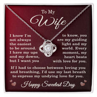 Load image into Gallery viewer, Happy Sweetest Day Gifts for Wife Happy Sweetest Day Necklace Jewelry
