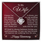 Happy Anniversary Gifts for Wife Happy Anniversary Necklace Jewelry