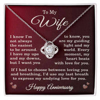 Load image into Gallery viewer, Happy Anniversary Jewelry for Wife Anniversary Necklace for Her
