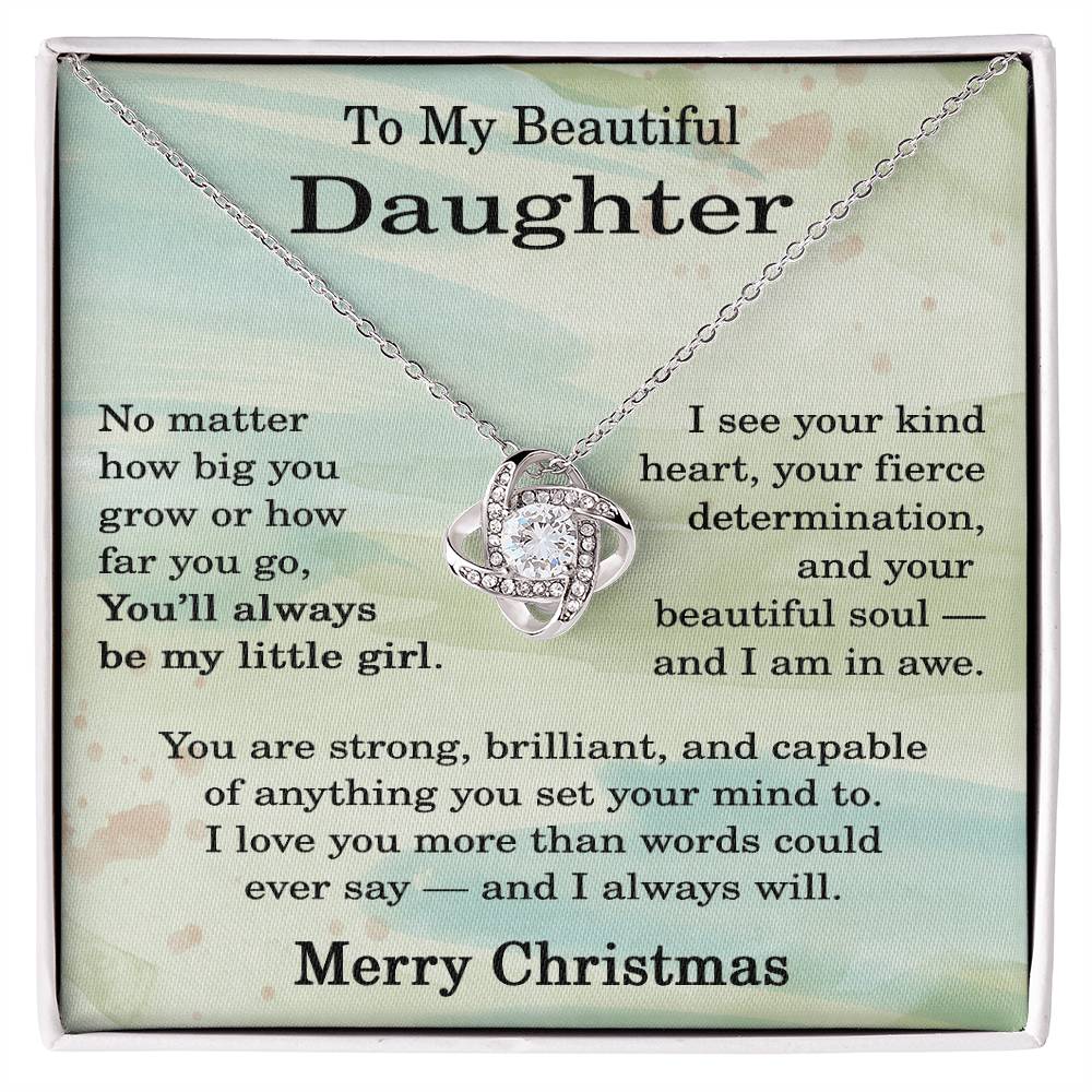 Christmas Necklace for Daughter from Mom and Dad