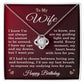 Happy Birthday Gifts for Wife Happy Birthday Necklace Jewelry