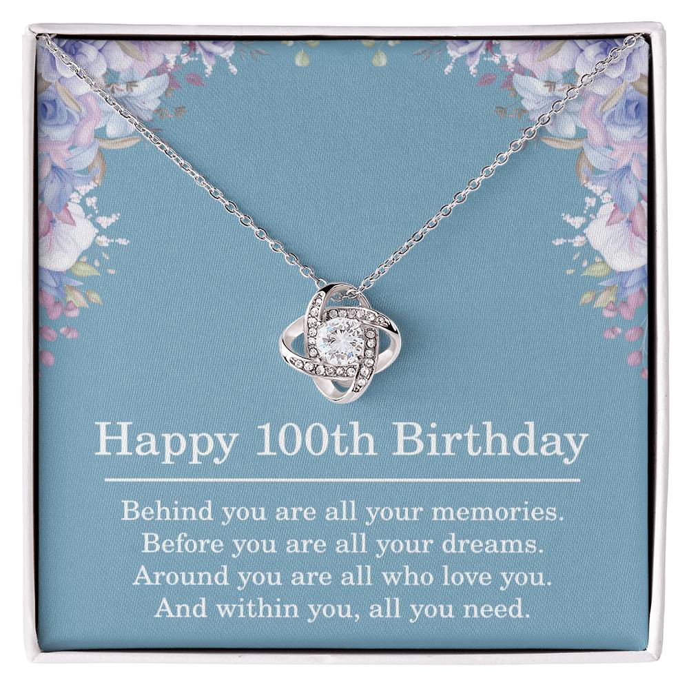 100th Birthday Gifts for Women Best Friend Gift for Her 100 Year Old Birthday Necklace