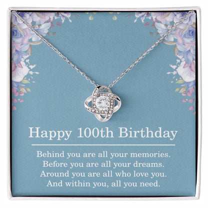 100th Birthday Gifts for Women Best Friend Gift for Her 100 Year Old Birthday Necklace