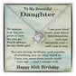 85th Birthday Gifts for Daughter - 85th Birthday Necklace for Daughter - Birthday Gift Ideas for 85 Year Old Daughter