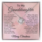 Merry Christmas Gifts for Granddaughter Merry Christmas Necklace Jewelry
