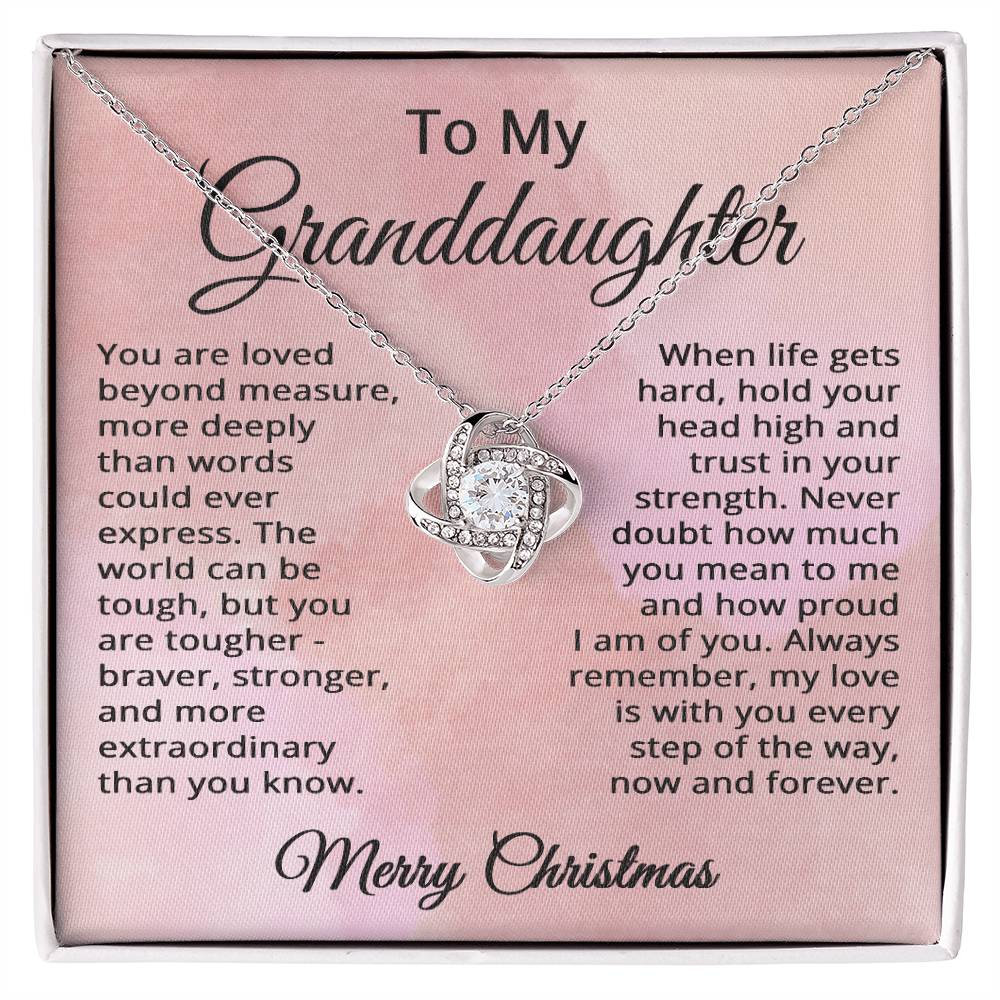 Merry Christmas Gifts for Granddaughter Merry Christmas Necklace Jewelry