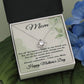Mother's Day Love Knot Necklace for Mom – Heartfelt Thank You Gift for Mom with Message Card