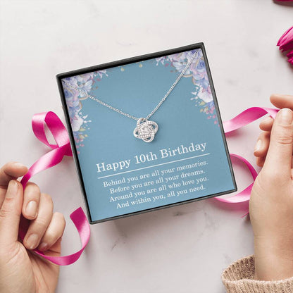 10th Birthday Gifts for Women Best Friend Gift for Her 10 Year Old Birthday Necklace