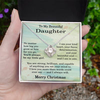 Load image into Gallery viewer, Christmas Gifts for Daughters Adult - To My Daughter Necklace for Christmas from Mom
