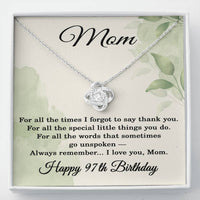 Load image into Gallery viewer, 97th Birthday Gifts for Mom - Mom Necklace for Women
