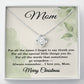 Merry Christmas Gifts for Mom - Merry Christmas Necklace for Mom - Merry Christmas Jewelry for Mothers