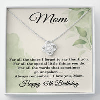 Load image into Gallery viewer, 45th Birthday Gifts for Mom - Mom Necklace for Women
