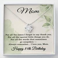 Load image into Gallery viewer, 84th Birthday Gifts for Mom - Mom Necklace for Women
