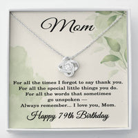 Load image into Gallery viewer, 79th Birthday Gifts for Mom - Mom Necklace for Women
