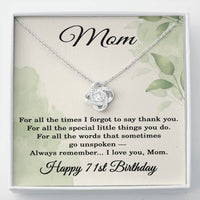 Load image into Gallery viewer, 71st Birthday Gifts for Mom - Mom Necklace for Women
