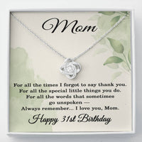 Load image into Gallery viewer, 31st Birthday Gifts for Mom - Mom Necklace for Women
