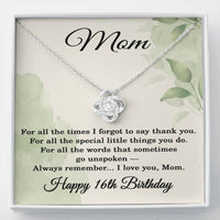 Load image into Gallery viewer, 16th Birthday Gifts for Mom - Mom Necklace for Women
