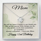 52nd Birthday Gifts for Mom - 52nd Birthday Necklace for Mom - Happy 52nd Birthday Jewelry for Mothers