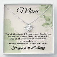 Load image into Gallery viewer, 64th Birthday Gifts for Mom - Mom Necklace for Women
