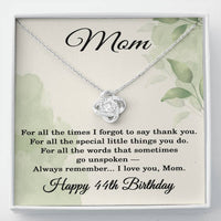Load image into Gallery viewer, 44th Birthday Gifts for Mom - Mom Necklace for Women
