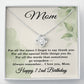 72nd Birthday Gifts for Mom - 72nd Birthday Necklace for Mom - Happy 72nd Birthday Jewelry for Mothers