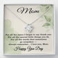 Happy You Day Gifts for Mom - Happy Birthday Necklace for Mom - Happy Birthday Jewelry for Mothers