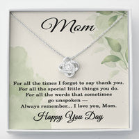Load image into Gallery viewer, Happy You Day Gifts for Mom - Birthday Necklace for Mom
