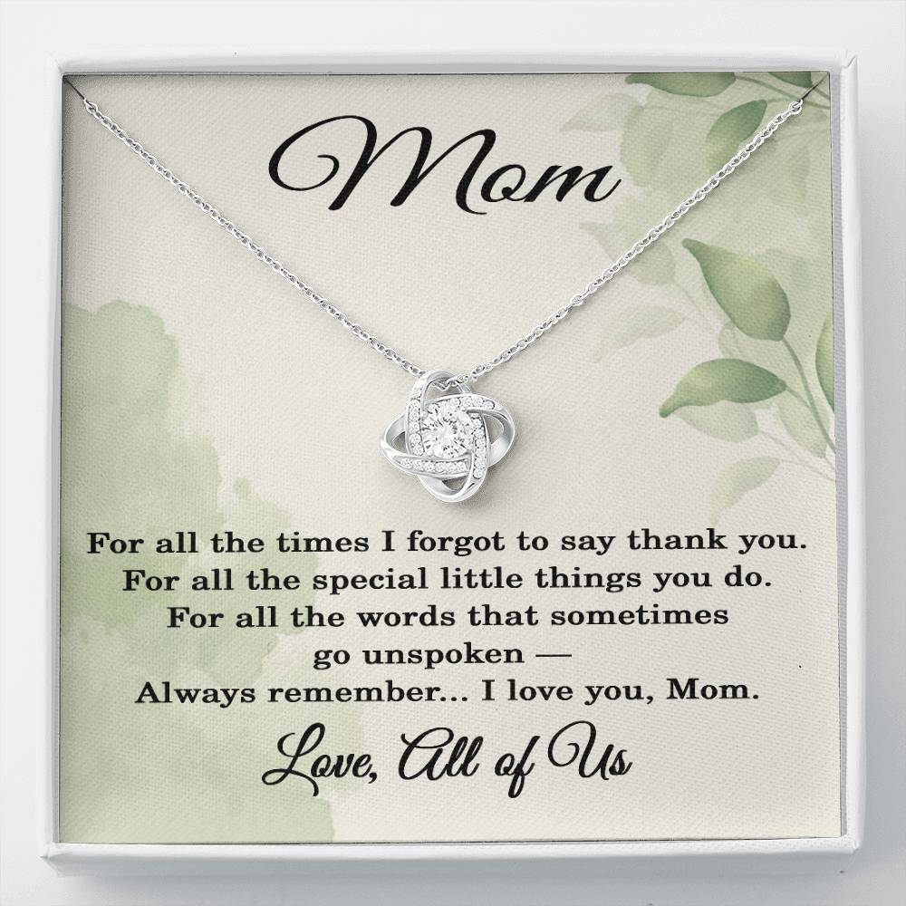 From All of Us Gifts for Mom - From All of Us Necklace for Mom - To My Gift from All of Us