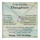 13th Birthday Gifts for Daughter - 13th Birthday Necklace for Daughter - Birthday Gift Ideas for 13 Year Old Daughter