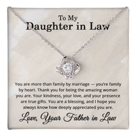 Load image into Gallery viewer, To My Daughter in Law Gifts from Father in Law - To My Daughter-in-Law Necklace from Father-in-Law
